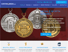 Tablet Screenshot of custommedal.com